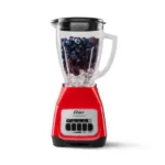 LICUADORA OSTER BLSTKAG-RPB-053 2 VELOCIDADES JARRA DE VIDRIO 1,5 LTS COLOR ROJO