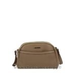 CHENSON bandolera marron detalles dorados cod. 85332