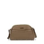 CHENSON bandolera marron detalles dorados cod. 85332