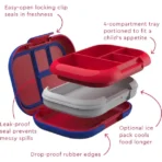 BENTGO LONCHERA CHILL RED/ROYAL - Imagen 2