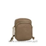 CHENSON bandolera blanca detalle dorados cod. 84934