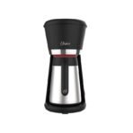 CAFETERA OSTER NEGRA OCAF400-220 JARRA TÉRMICA DE ACERO INOX DE 0,7 LTS