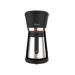 CAFETERA OSTER NEGRA OCAF400-220 JARRA TÉRMICA DE ACERO INOX DE 0,7 LTS