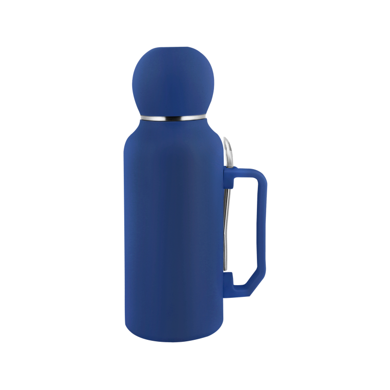 termo-de-acero-inoxidable-para-mate-tm18 (1) AZUL TERMO MATERO 1.3L GUAMPA BOMBILLA - TM18A - Imagen 1